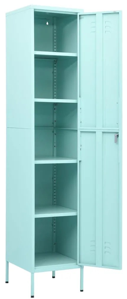 Cacifo 35x46x180 cm aço verde-hortelã
