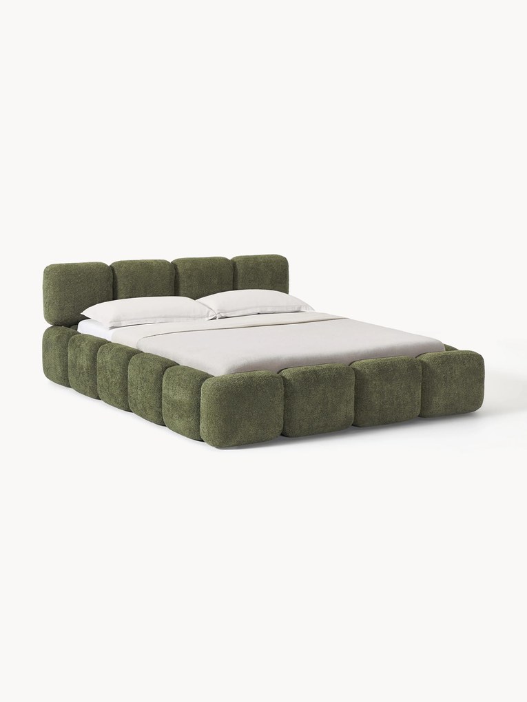 Teddy Bouclé Upholstered Bed Tayla