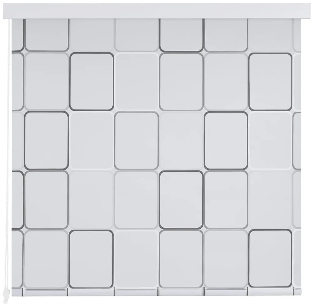 Estore de rolo para o duche 120x240 cm quadrados
