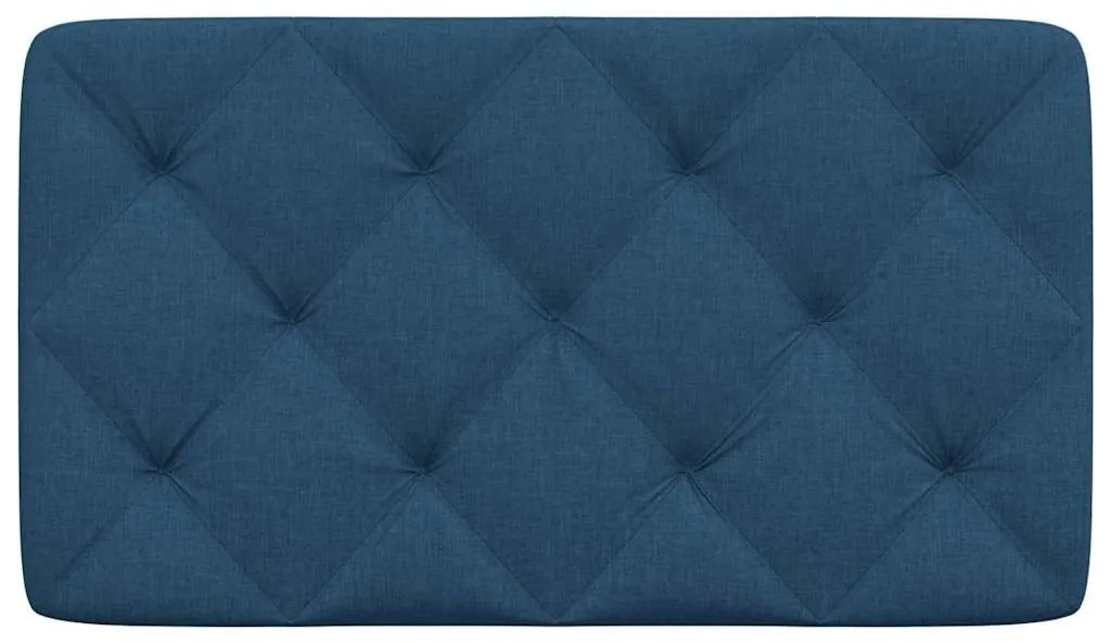 Almofadão de cabeceira 90 cm tecido azul