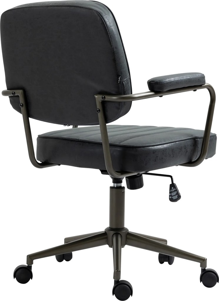 Cadeira de escritório Natrona antiga preta
