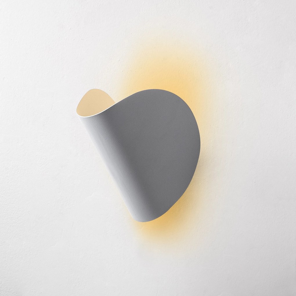 Lâmpada de Parede Heybe – Cinza – 17cm x 12cm x 13cm