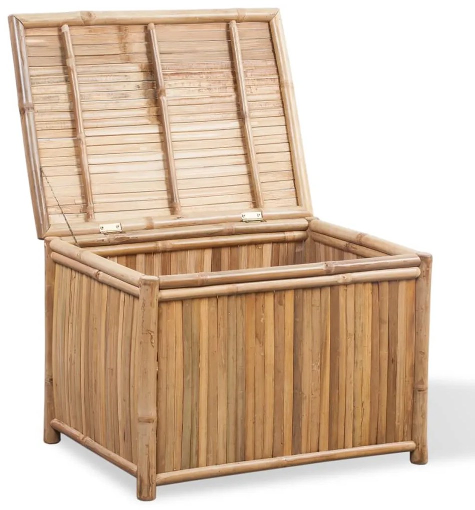 Conjunto 3 caixas de armazenamento de bambu