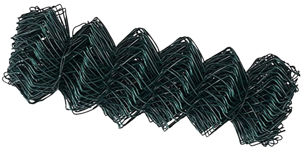 vidaXL Cerca de Malha Verde 25 x 0.8 m Aço