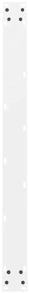 Pés para mesa de jantar , 2 peças, 90x (72-73) cm, branco, aço