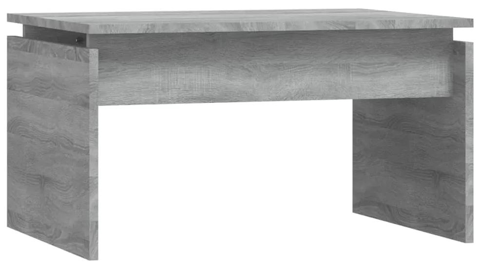 Mesa de centro 68x50x38 cm derivados de madeira cinza sonoma