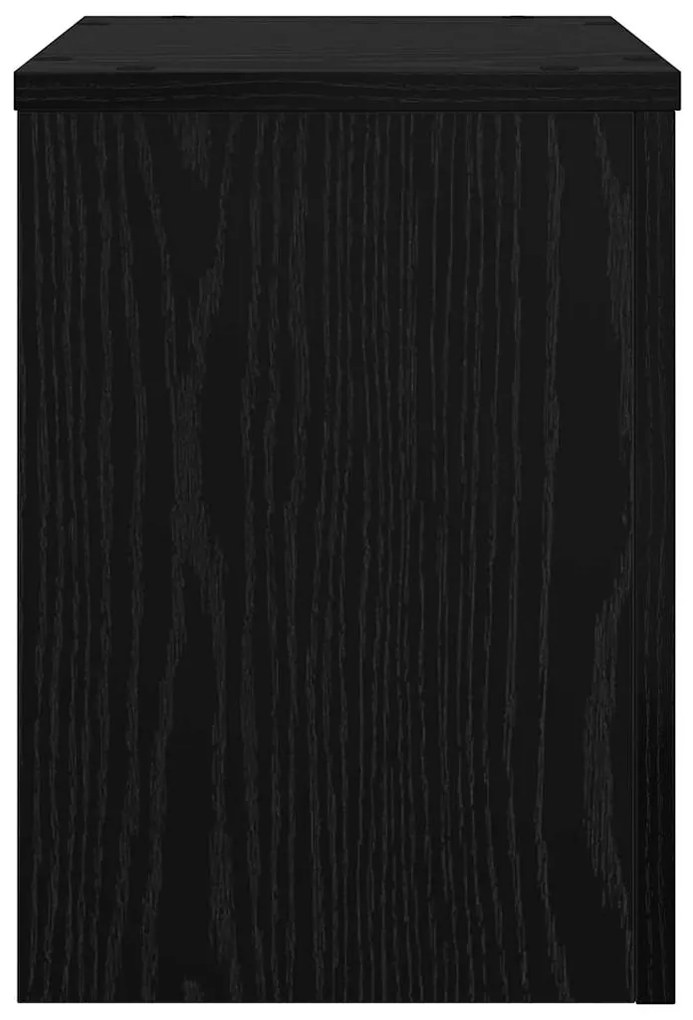 Suportes para Plantas 2 pcs de Carvalho Preto 25x25x35 cm Madeira
