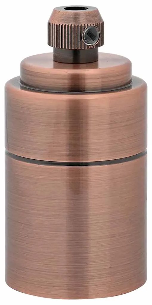 Casquilhos de lâmpadas 2 pcs Bronze vermelho E27