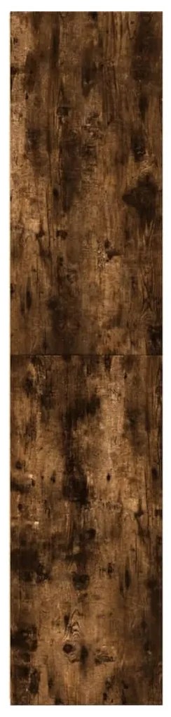 Armário alto 40x41x185 cm derivados de madeira carvalho fumado