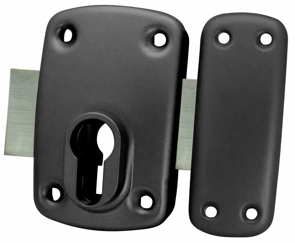 Ferrolho de segurança IFAM X5 Sobrepor Aço Cinzento escuro 110 mm