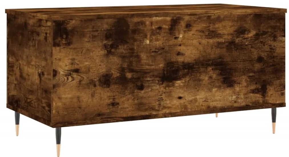 Mesa de centro 90x44,5x45 cm derivados madeira carvalho fumado