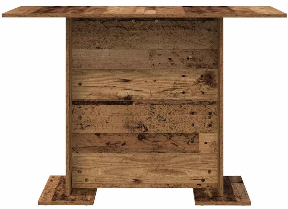 Mesa de Jantar vidaXL Madeira Antiga 110x60x75 cm Madeira Engenharia