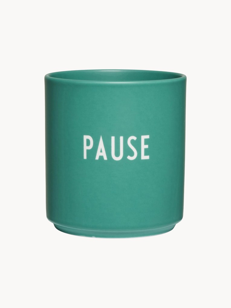 Caneca de design com inscrição Favourite PAUSE