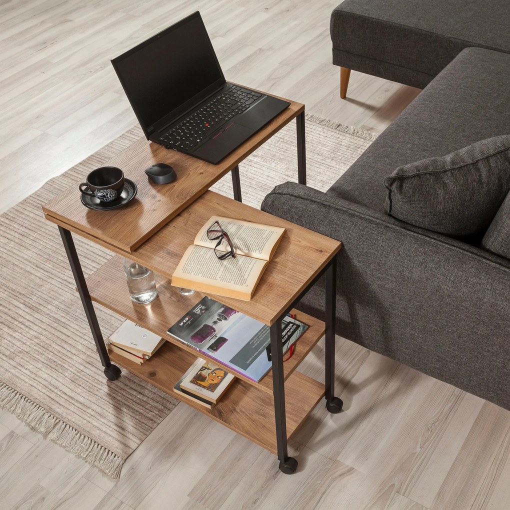 Mesa de Apoio Melin – Pinho Atlântico – 70x63x76 cm
