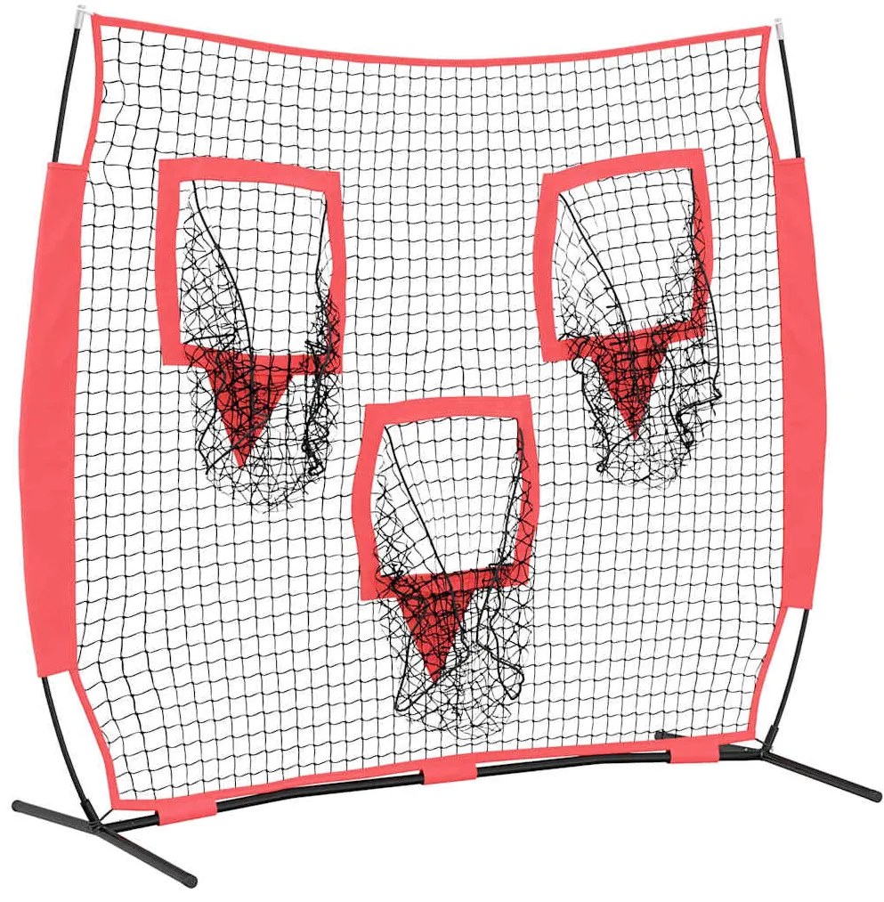 Beisebol &amp; Softbol Preto 214.5 x 89.5 x 181 cm Poliéster