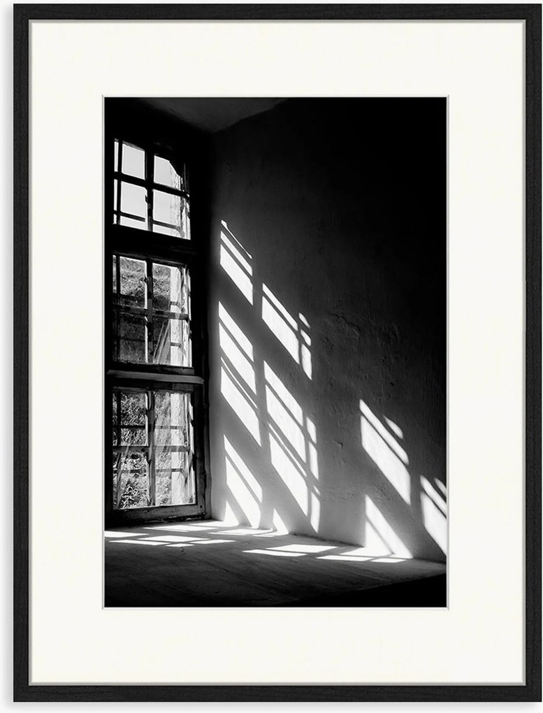 Impressão digital emoldurada Let The Light Come In