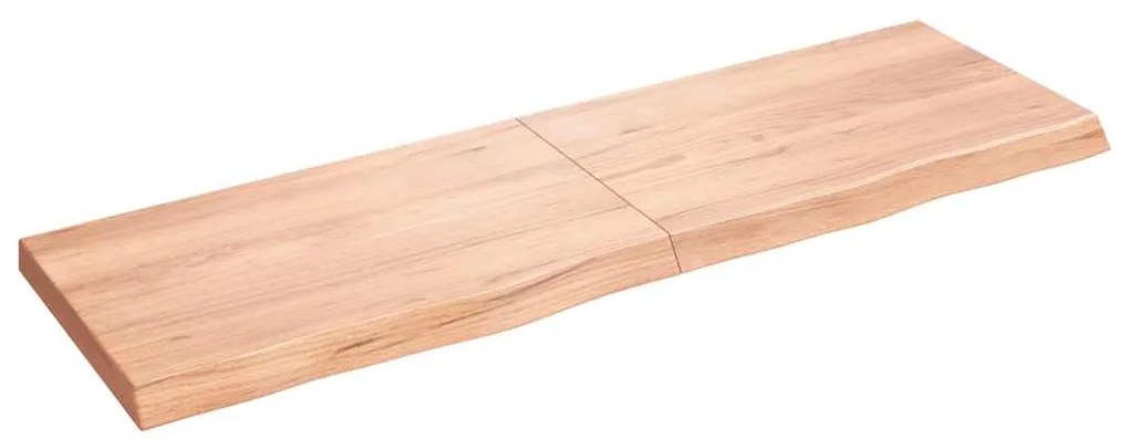 Prateleira de parede 160x50x(2-6) cm carvalho tratado castanho