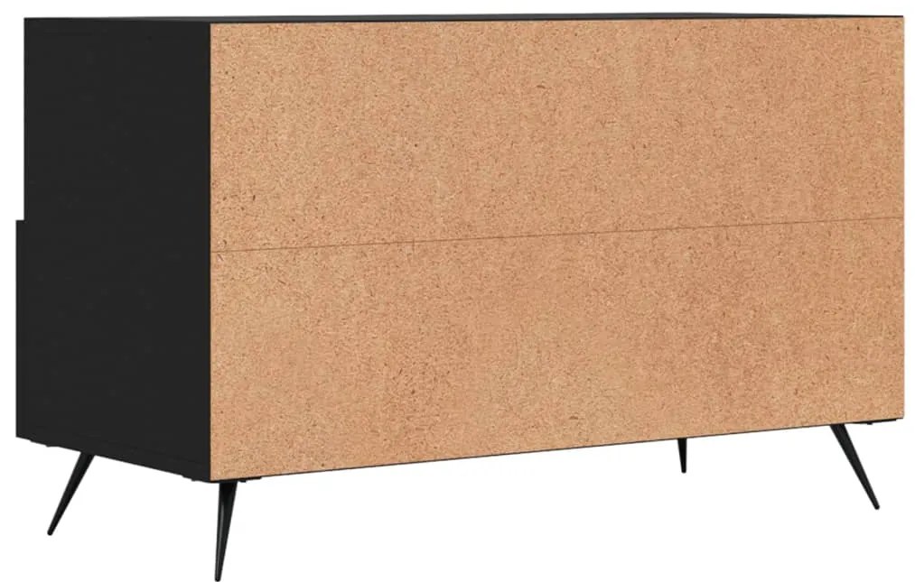 Móvel p/ TV 80x36x50 cm derivados de madeira preto