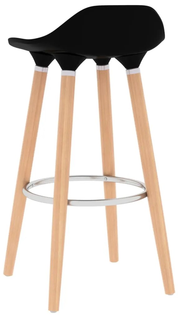Bancos de bar 2 pcs preto