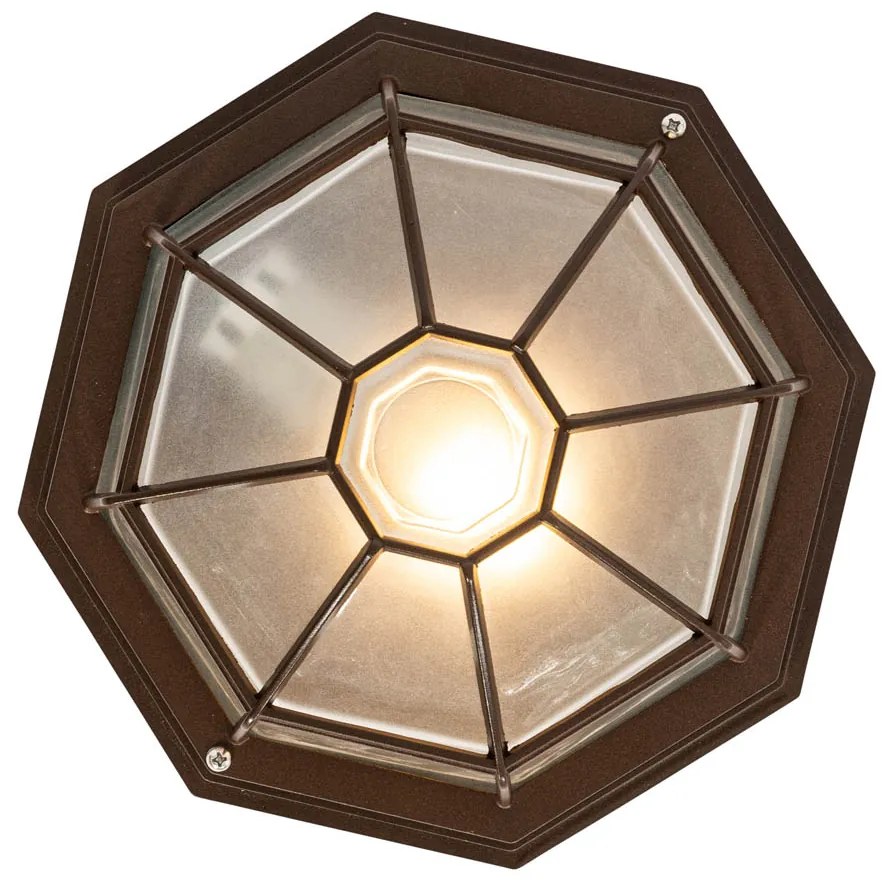 Plafon Rústico Castanho Ferrugem 26.5 IP44 - Bri