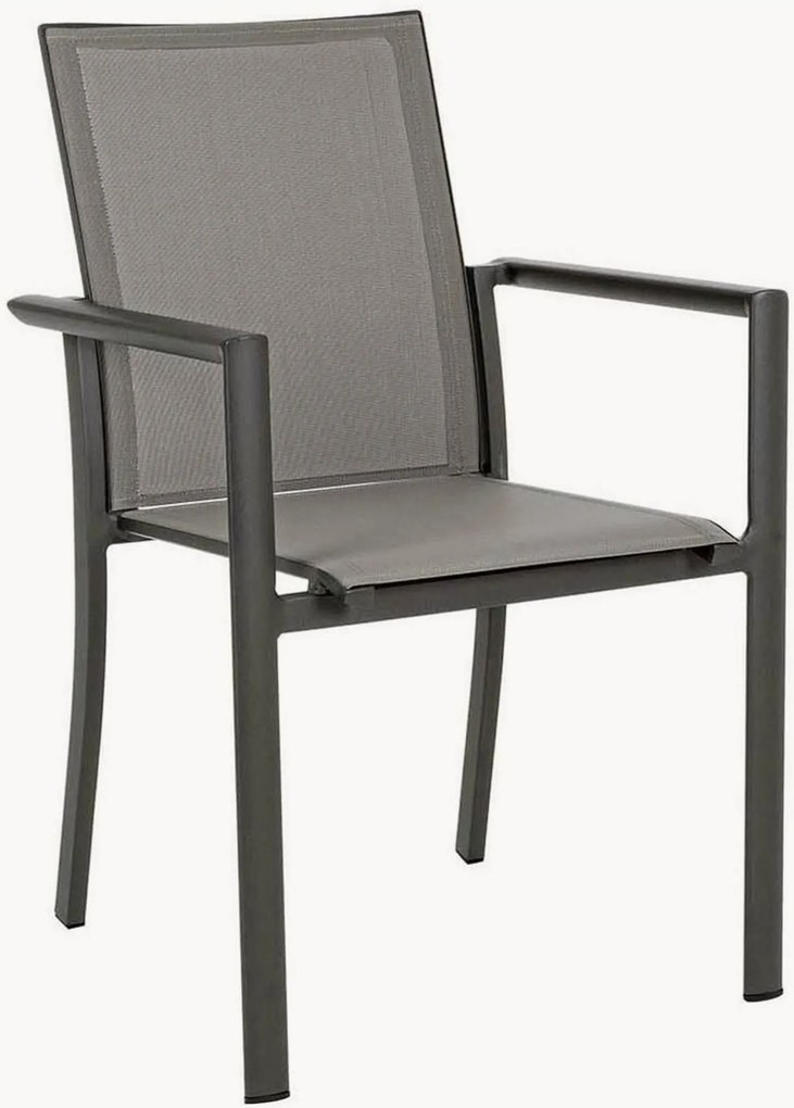 Cadeiras de jardim empilháveis Konnor, conjunto de 4