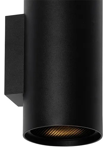 Candeeiro de parede redondo design preto - Sab Honey Design