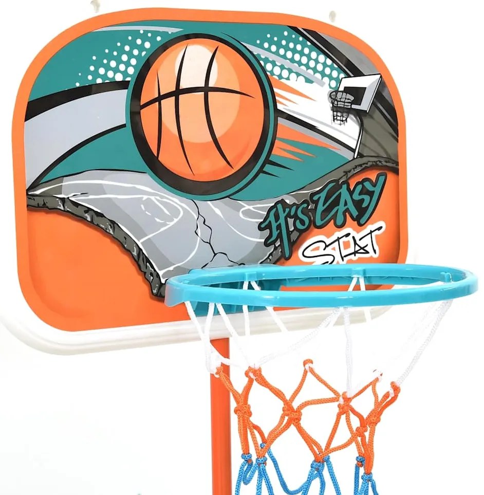 Conjunto jogo de basquetebol portátil ajustável 133-160 cm