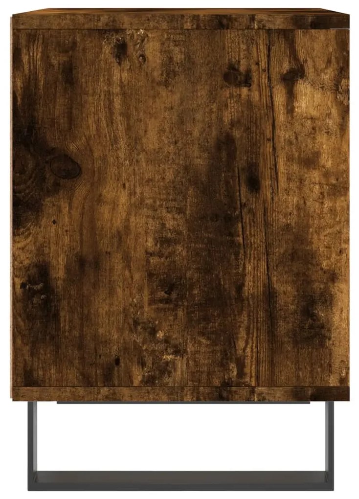 Mesa de cabeceira 40x35x50 cm derivados madeira carvalho fumado