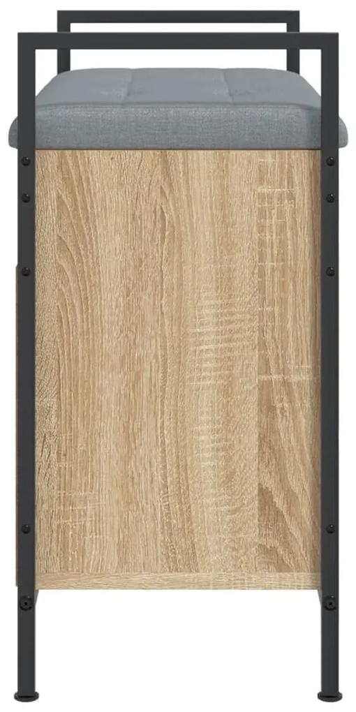 Banco sapateira 65,5x32x57,5cm derivado madeira carvalho sonoma