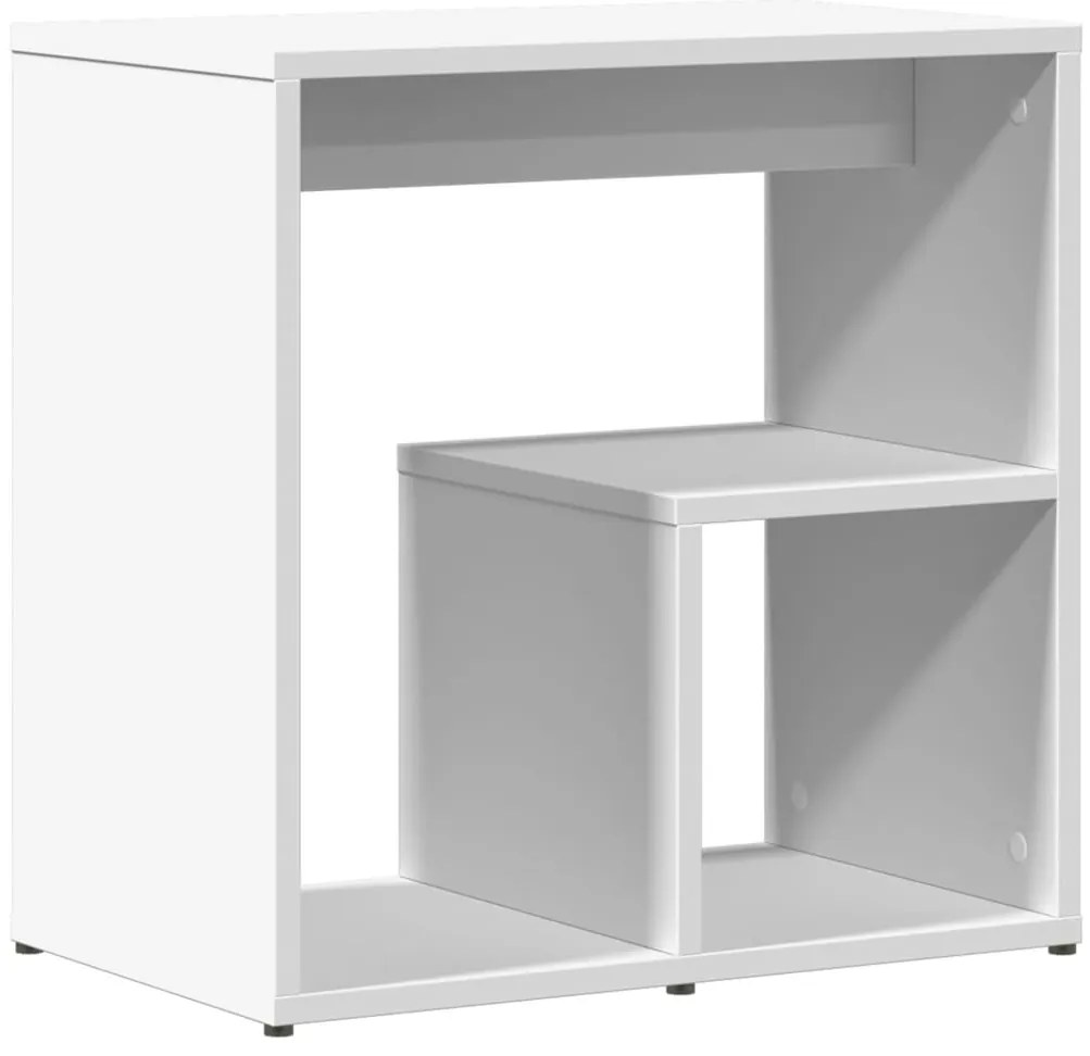 Mesas de apoio 2 pcs 50x30x50 cm derivados de madeira branco