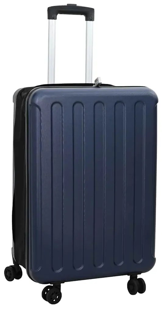 Mala Dobrável Hard Shell 24'' Azul Escuro 43x27x66 cm ABS