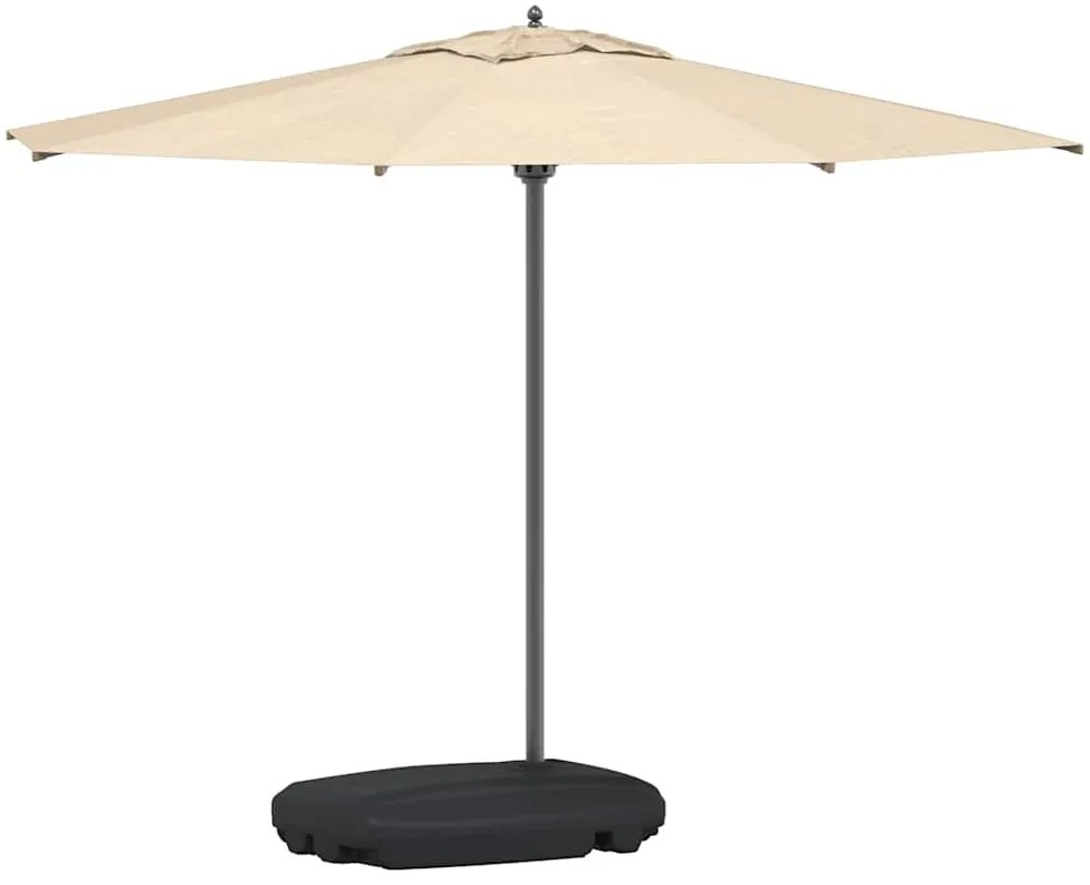Suporte para guarda-sol de exterior preto