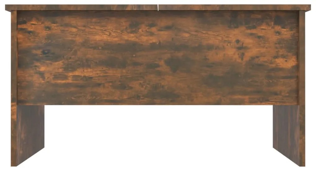 Mesa de centro80x50x42,5cm madeira processada carvalho fumado