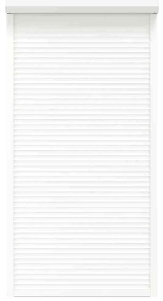 Persiana de enrolar em alumínio 110x220 cm branco