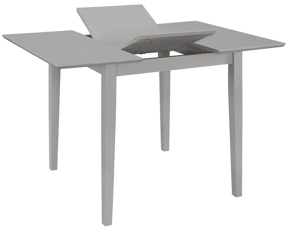 3 pcs conjunto de jantar MDF cinzento