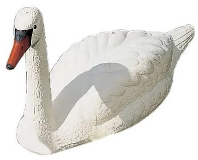 Ubbink Ornamento para lago de jardim cisne branco plástico