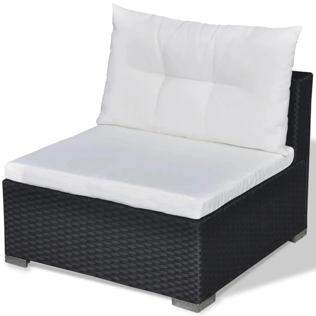 Conjunto Lounge Açores de Jardim - Sofá Chaise Longue e Mesa de Centro