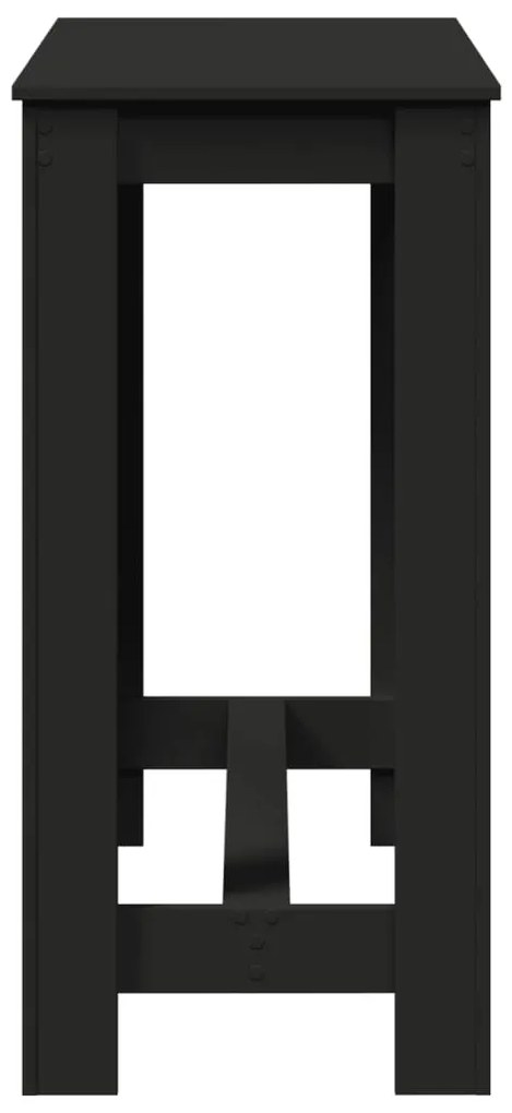 Mesa de bar 102x50x103,5 cm derivados de madeira preto