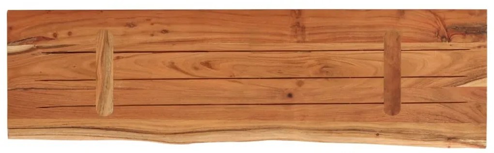 Prateleira de parede retangular 40x20x2,5 cm acácia maciça