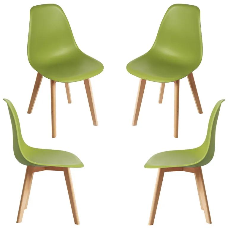 Pack 4 Cadeiras Kelen - Verde