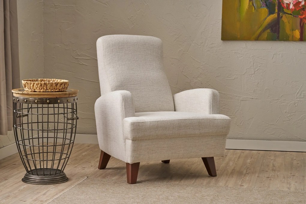 Cadeira Wing Kana – Creme – 76x91x87 cm
