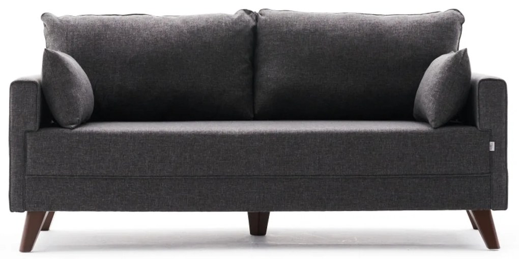 Sofá de 2 Lugares Bella – Antracite – 177 x 85 x 81 cm