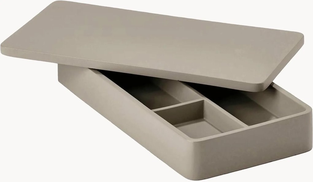 Organizador de secretária com tampa Pebble