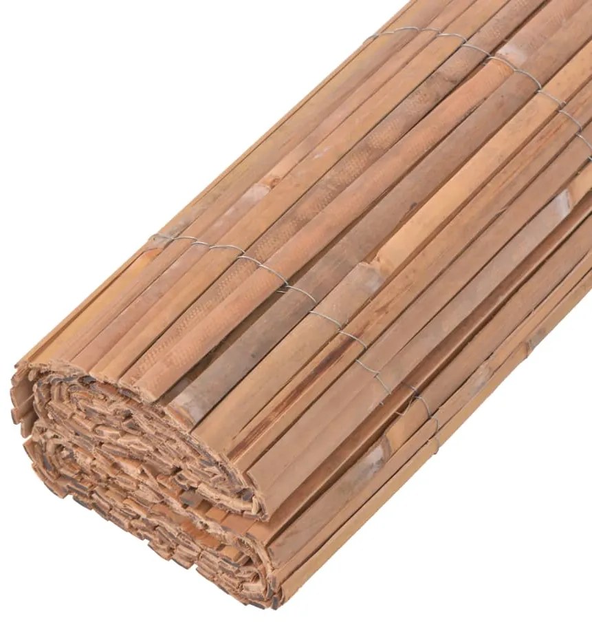 Cercas em bambu 2 pcs 100x400 cm