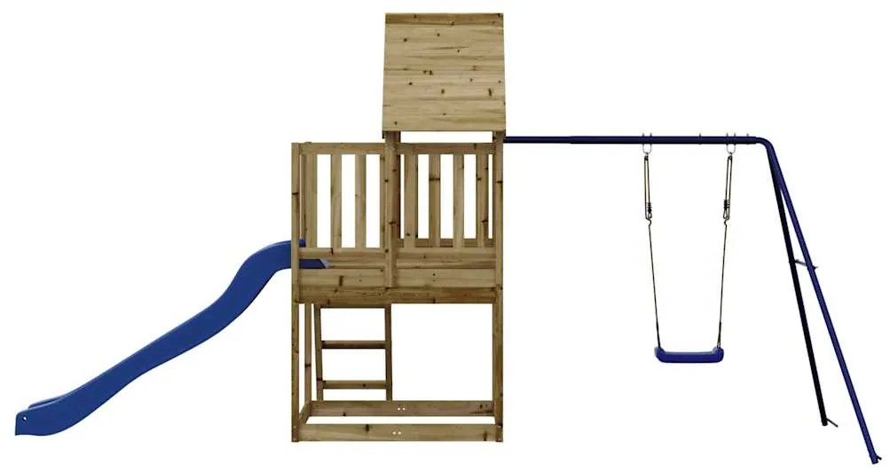 Conjunto de brincar para exterior madeira de pinho impregnada