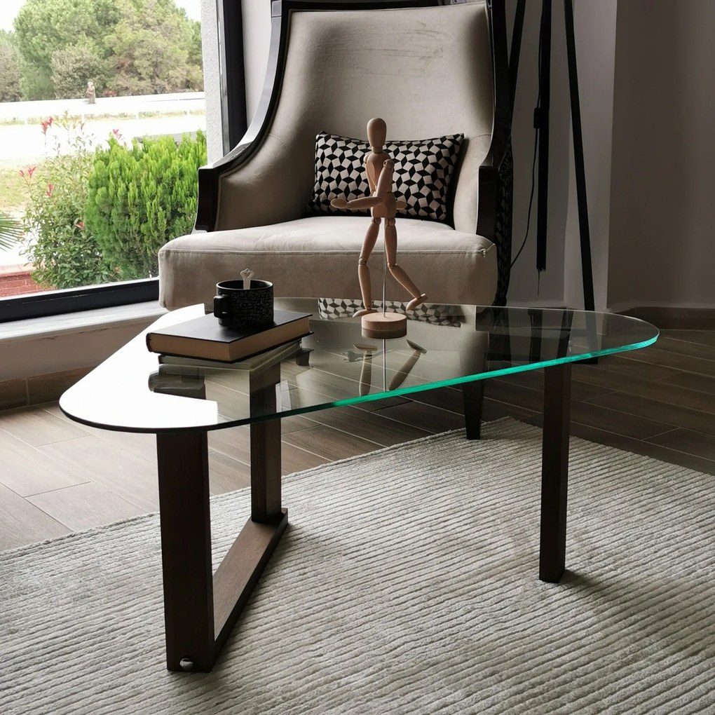 Mesa de Centro Cam – Nogal – 96 cm x 41 cm x 81 cm