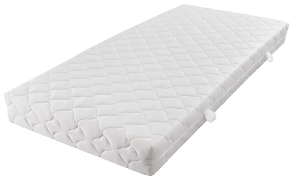 241401 vidaXL Colchão com capa lavável 200 x 90 x 17 cm