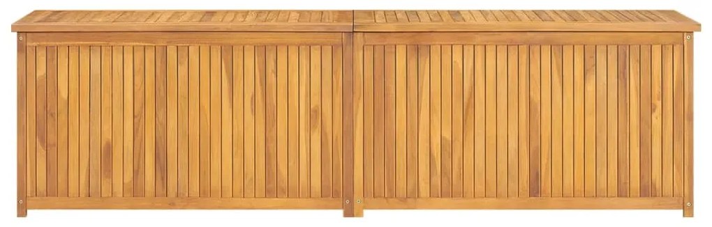 Caixa para jardim 200x50x55 cm madeira de teca maciça