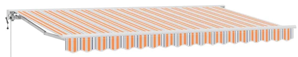 Toldo Retrátil Manual Azul Marinho 400x200 cm