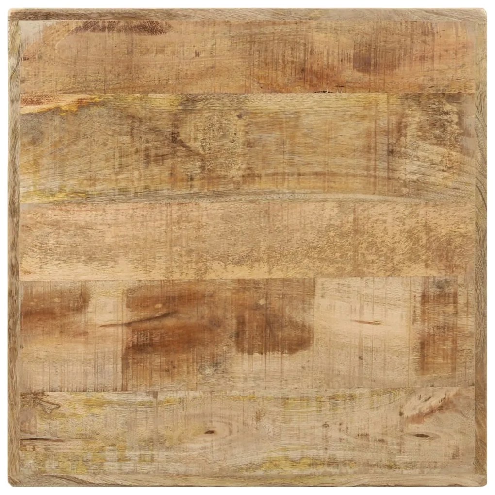 Mesa bistrô 60x60x77 cm madeira de mangueira áspera